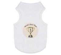 'World's Best Mum Trophy' Pet Dog/Cat T-Shirt (PT00151807)