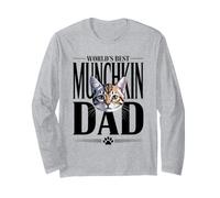 World's Best Munchkin Dad Father Lover Long Sleeve T-Shirt