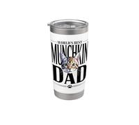 World's Best Munchkin Dad Father Lover Stainless Steel Insulated Tumbler