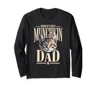 World's Best Munchkin Dad Owner Lover Long Sleeve T-Shirt