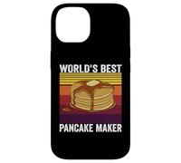 World's Best Pancake Maker Funny Retro Vintage Pancakes Case for iPhone 14