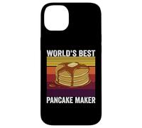 World's Best Pancake Maker Funny Retro Vintage Pancakes Case for iPhone 14 Plus