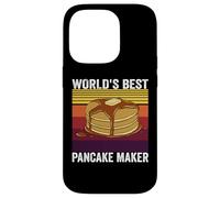 World's Best Pancake Maker Funny Retro Vintage Pancakes Case for iPhone 14 Pro