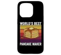 World's Best Pancake Maker Funny Retro Vintage Pancakes Case for iPhone 15 Pro