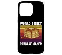 World's Best Pancake Maker Funny Retro Vintage Pancakes Case for iPhone 15 Pro Max