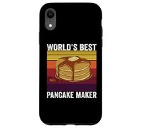 World's Best Pancake Maker Funny Retro Vintage Pancakes Case for iPhone XR