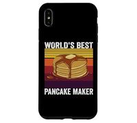 World's Best Pancake Maker Funny Retro Vintage Pancakes Case for iPhone XS Max