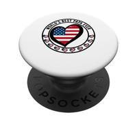 World's Best Papa Ever Proud To Be American Dad Daddy Bruh PopSockets Adhesive PopGrip