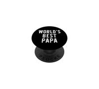World's Best Papa Funny Family PopSockets Adhesive PopGrip