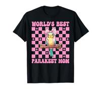 World's Best Parakeet Mom Mama Budgie Parrot Mother's Day T-Shirt