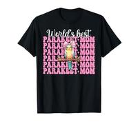 World's Best Parakeet Mom Mama Budgie Parrot Mother's Day T-Shirt