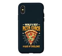 Worlds Best Pizza Coach A Slice Of Excellence Case for iPhone X/XS