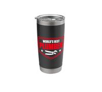 World's Best Plumber Plumbing Mechanic Heating Engineer Stainless Steel Insulated Tumbler