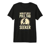 Worlds Best Pull Tab Seeker Metal Detecting Hunter Premium T-Shirt