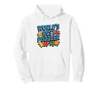 Worlds Best Puzzler Jigsaw Puzzle Champion Trophy Master Pullover Hoodie