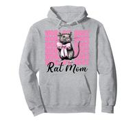World's Best Rat Mom Mama Mouse Mother's Day Coquette Bow Pullover Hoodie