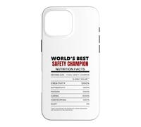 World's Best Safety Champion | Workplace Safety Leader Gift Case for iPhone 16 Pro Max