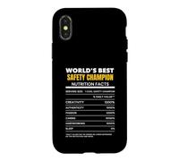 World's Best Safety Champion | Workplace Safety Leader Gift Case for iPhone X/XS