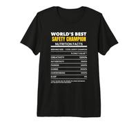 World's Best Safety Champion | Workplace Safety Leader Gift Premium T-Shirt