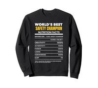 World's Best Safety Champion | Workplace Safety Leader Gift Sweatshirt