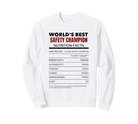 World's Best Safety Champion | Workplace Safety Leader Gift Sweatshirt