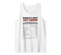 World's Best Safety Champion | Workplace Safety Leader Gift Tank Top