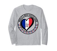 World's Best Sister Ever Lucky to Be French Girl Lady Kid Long Sleeve T-Shirt
