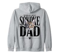World's Best Sokoke Dad Father Lover Zip Hoodie