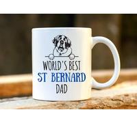 World's Best St Bernard Dad Coffee Mug (Mug & Coaster)