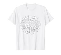 World's Best Teacher | Best Teacher in the World Value Graphic T-Shirt, Men, White, L
