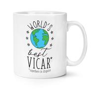 World's Best Vicar 10oz Mug Cup