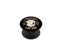 World's Best White Lab Dad True Legend Dog Owner PopSockets Adhesive PopGrip