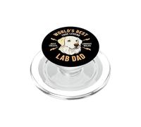 World's Best White Lab Dad True Legend Dog Owner PopSockets PopGrip for MagSafe