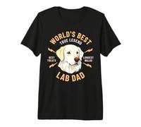 World's Best White Lab Dad True Legend Dog Owner Premium T-Shirt