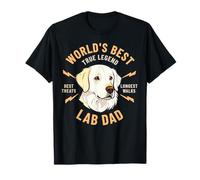World's Best White Lab Dad True Legend Dog Owner T-Shirt