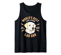 World's Best White Lab Dad True Legend Dog Owner Tank Top