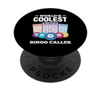 World's Coolest Bingo Caller Bingo Fun PopSockets Adhesive PopGrip