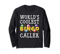 World's Coolest Bingo Caller Funny Bingo Player Long Sleeve T-Shirt