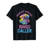 World's Coolest Bingo Caller Women Men Funny Bingo T-Shirt
