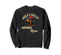 World's Coolest Dachshund Mom Fun Weiner Dog Doxie Granddog Sweatshirt