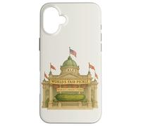 Worlds Fair Pickle Lover Dill Pickles Largest Vintage Case for iPhone 16 Plus