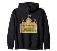 Worlds Fair Pickle Lover Dill Pickles Largest Vintage Zip Hoodie