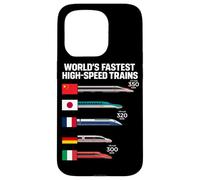 World's Fastest High Speed Trains by Country Case for iPhone 15 Pro