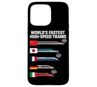 World's Fastest High Speed Trains by Country Case for iPhone 15 Pro Max