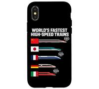 World's Fastest High Speed Trains by Country Case for iPhone X/XS
