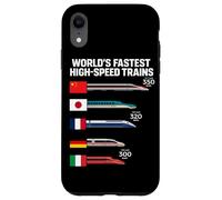 World's Fastest High Speed Trains by Country Case for iPhone XR