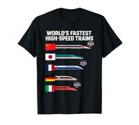 World's Fastest High Speed Trains by Country T-Shirt