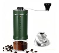 World's First 60g Large Capacity Manual Coffee Grinder, Portable Hand Coffee Bean Mill with 40 Adjustable Settings, Stainless Steel Burr Grinder for Espresso, Pour Over, Camping, Travel, Gift, etc