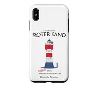 World's First Offshore Lighthouse Red Sand, Germany Case for iPhone XS Max