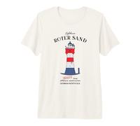 World's First Offshore Lighthouse Red Sand, Germany Premium T-Shirt